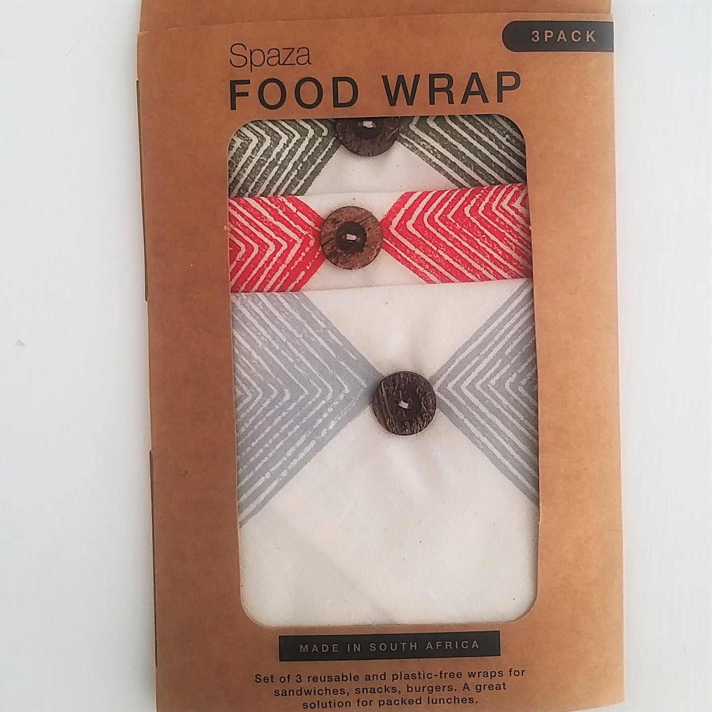 Spaza Fabric Food Wrap - Set of 3