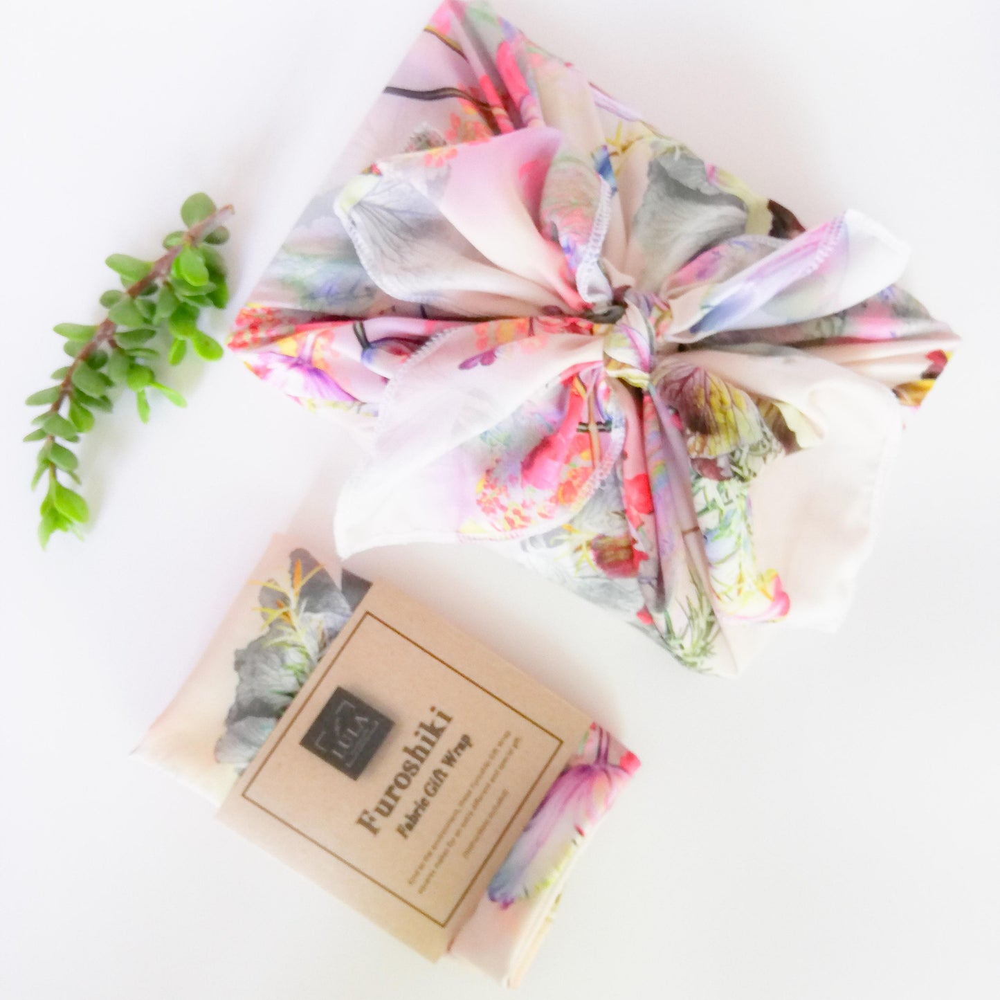 Lula Floral Furoshiki Reusable Gift Wraps (set of 2)