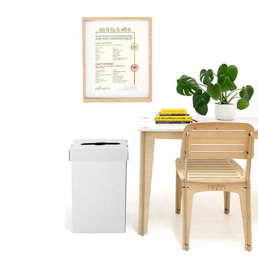 The Pearly Cardboard bin