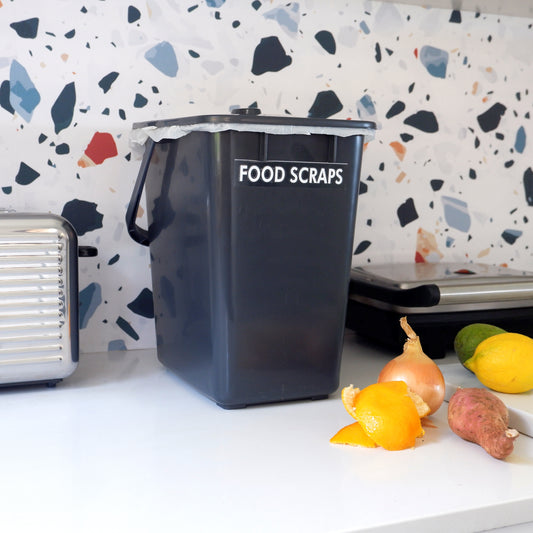 Composting Kitchen Caddy, Square