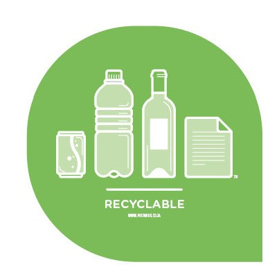 Recycling Stickers - Teardrop