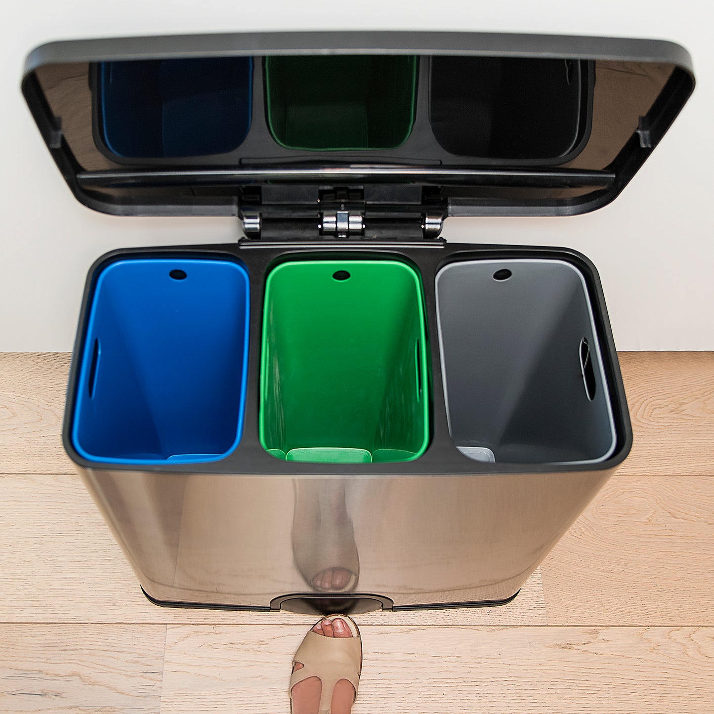Sensor-Tap 3Compt Sensor bin, 45L