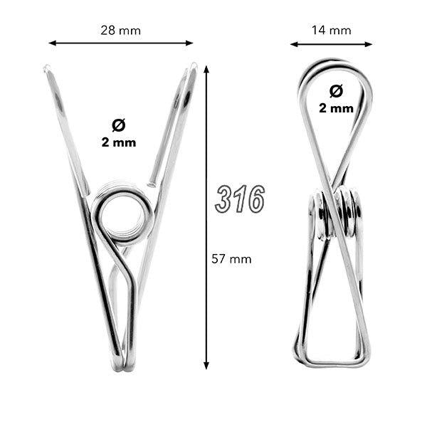 Stainless Steel Clothing Pegs WAWO