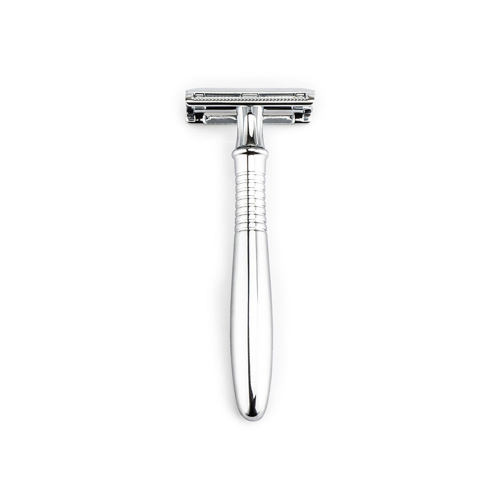 Plastic Free Reusable Chrome Razor LongHandle WAWO