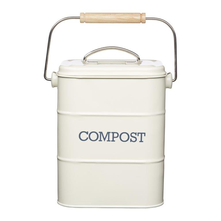 Kitchen Craft Vintage Look Compost counter bin, 3L